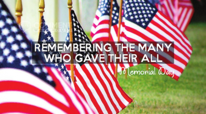 On Memorial Day, Do at Least One Thing: Remember Those that Gave the Ultimate Sacrifice