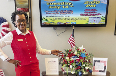 Mansfield Main Library Shows Their Patriotic Spirit