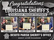 2026 Louisiana Sheriffs’ Scholarship Winners Announced!