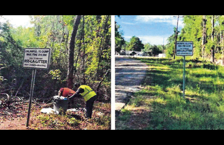 he Village of South Mansfield Announces Placement of New “No Littering” and “Unlawful to Dump” Signs in The Village of South Mansfield to Support Keep Louisiana Beautiful Initiative