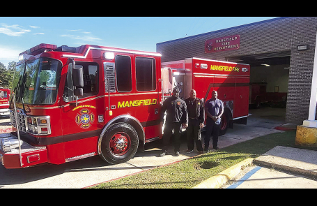	Mansfield Fire Department Proudly Displays New Firetruck 