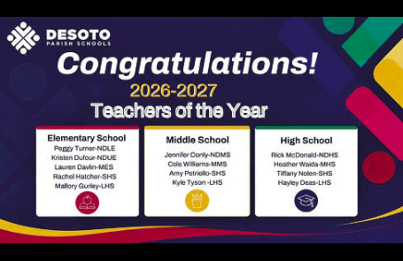 DPSB Announces Teachers of the Year