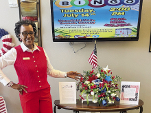 Mansfield Main Library Shows Their Patriotic Spirit