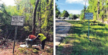 he Village of South Mansfield Announces Placement of New “No Littering” and “Unlawful to Dump” Signs in The Village of South Mansfield to Support Keep Louisiana Beautiful Initiative