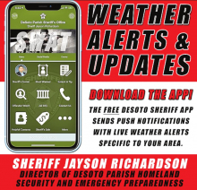 DPSO Reports Weather Alert and Update on Hurricanes in Gulf on App