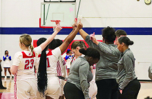 N. DeSoto Lady Griffins Scratch Evangel Lady Eagles 61 to 23