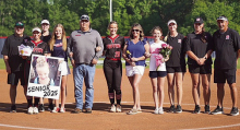 Lady Griffins Beat Oakdale on Senior Night 11 to 1
