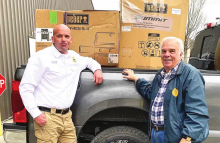 Former Logansport Resident, Fire Chief Donates BBQ Pits to DFDs