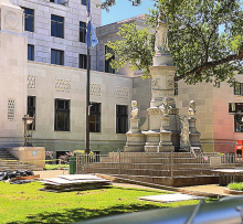 Moving Phase Begins for Confederate Monument at Caddo Court House