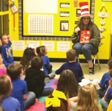 DKG Participates in Dr. Seuss “Read Across America” in Several Local Schools