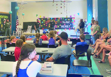 DPSO Visits Stonewall Library with K-9, Units and Vehicles