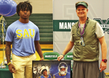 MHS Football Stars Zach Scott, DaKeldrick Thomas Sign with Centenary, Southern Arkansas