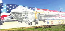 Patriotism in Mansfield: B52 Mural Work of Art Draws Positive Comments