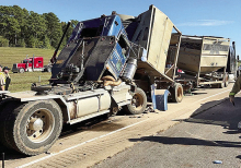The crash has closed both southbound lanes of I-49 at Rodessa Ida Road. Motorists are advised to avoid the area and seek alternate routes, as the interstate is expected to remain closed for an extended period while emergency crews work to clear the scene.
