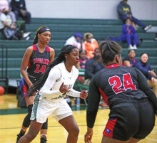 MHS Lady Wolverines Joust Woodland Lady Knights Winning 50 to 39