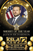 Sheriff Richardson Named KSLA Sheriff Of The Year