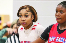 N. DeSoto Lady Griffins Scratch Evangel Lady Eagles 61 to 23