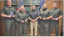 Sheriff Richardson Recognizes Four for Life Saving Efforts 