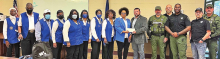 DPSO Presents Donation to Foster Grandparents of DeSoto