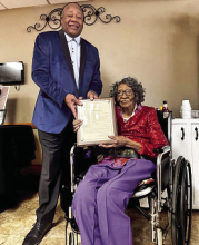 Elizabeth Peoples Celebrates 100th Birthday