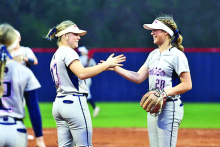 N. DeSoto Lady Griffins Skunk Cedar Creek Lady Cougars 14 to 0
