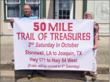 Ninth Annual “Fifty Mile Trail of Treasures” to be Held Saturday, October 14