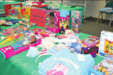 MES Participates in Global Service Shoe Box Project