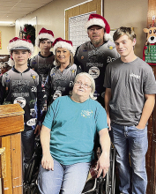 Stanley High School’s Fishing Team Visits Mansfield Nursing Homes
