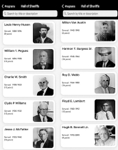 Hall of Sheriffs — Desoto Sheriff App!