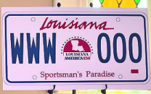 Louisiana “America 250” State Commission Unveils New State License Plate And Logo