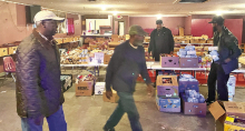 Mansfield Cavalier Men’s Club Distributes Food to Area Families