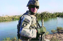 Staff Sergeant Richard Vazquez while serving in Afghanistan. (Enterprise File Photo)