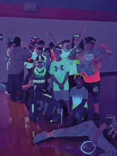 DeSoto School Resource Officer Participates in NDUE Glow Party