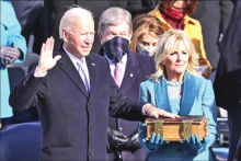 Joseph R. Biden, Jr. Takes Oath as 46th President of the United States