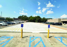 New Parking Around DeSoto Courthouse