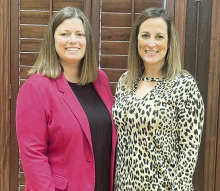 Pictured are DeSoto Clerk of Court Lisa Lobrano Burson (left) and newly appointed Chief Deputy Clerk of Court Mindy Brown.