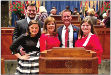 Sen. Barry Milligan Takes Oath of Office in Inaugural Ceremonies