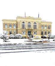 DeSoto Parish Courthouse Once Again Becomes a Winter Wonderland