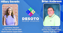 Desoto Parish Schools Celebrates Two State Semifinalists For Louisiana Educator Honors