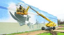 Patriotism in Mansfield: B52 Mural Work of Art Draws Positive Comments