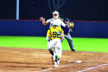 N. DeSoto Lady Griffins Skunk Cedar Creek Lady Cougars 14 to 0