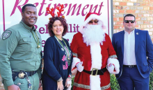 DPSO Arranges Early Visit from Santa at Nursing Homes