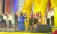 Central Christian Academy Choir Performs at Artbreak