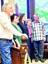 Grand Cane Mayor, Aldermen Take Oath of Office