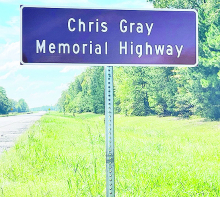 Section of US 171 Named in Memory of Chris Gray