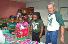 MES Participates in Global Service Shoe Box Project
