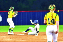 N. DeSoto Lady Griffins Skunk Cedar Creek Lady Cougars 14 to 0