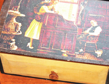 Norman Rockwell Items on Display at the Logansport Branch Library