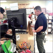 Capt. Adam Ewing Caught in the Act of Paying It Forward with Christmas Kindness