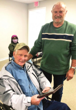 Logansport Mayor, Council Present Appreciation Plaque to Norman Arbuckle